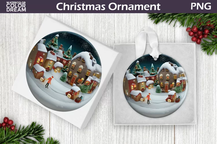 Vintage Christmas Ornament | Christmas Village Ornament