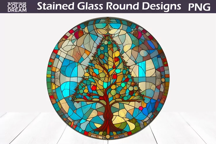 Christmas Tree Stained Glass | Chriasmas Tree Design