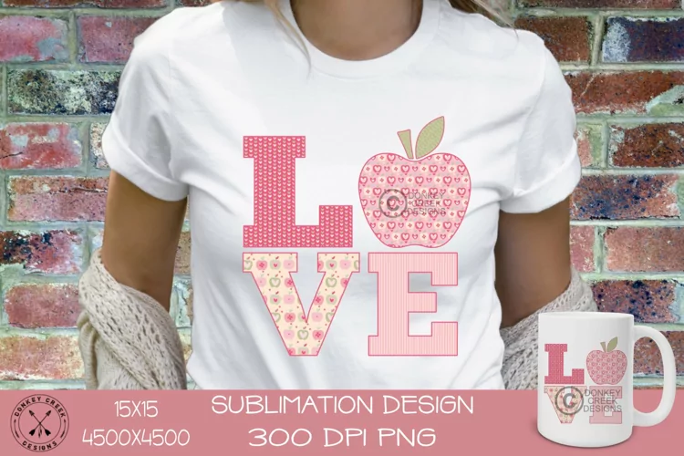 Teacher Sublimation Design | Teacher Love PNG