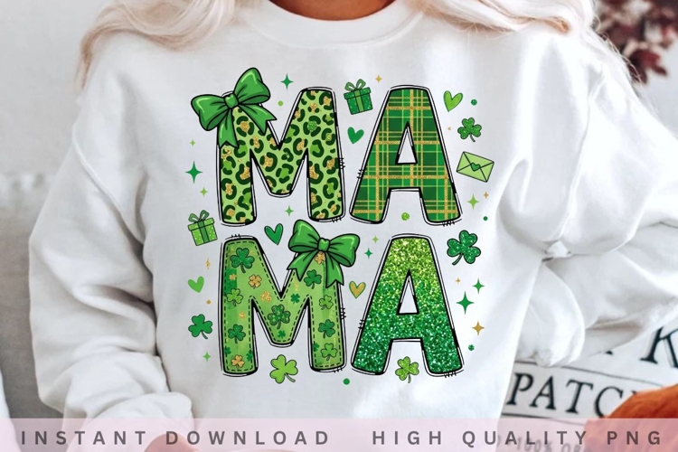St Patrick Mama PNG Design example image 1