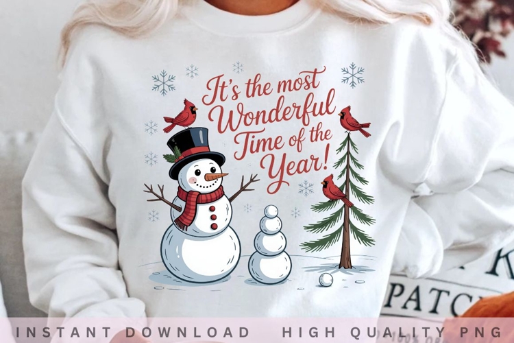 Wonderful Christmas PNG Design example image 1