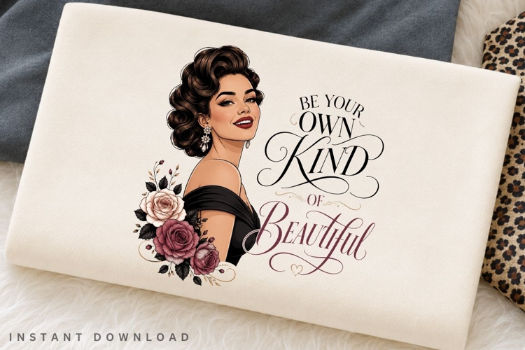 Be Your Own Kind Of Beautiful PNG Sublimation Design