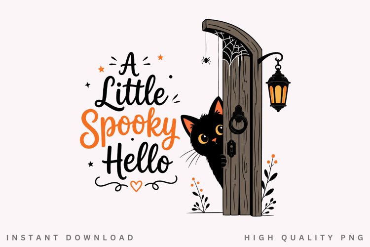 Black Cat Clipart Image 2