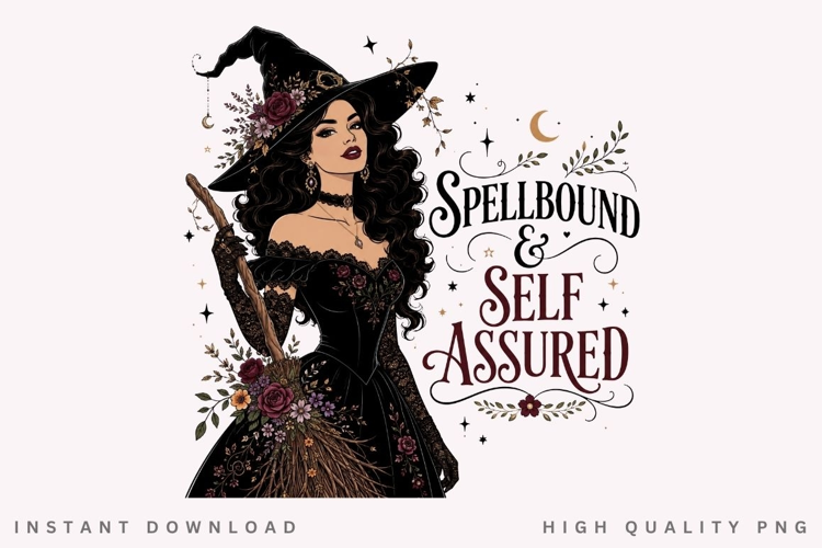 Spellbound Self Assured PNG Sublimation Design
