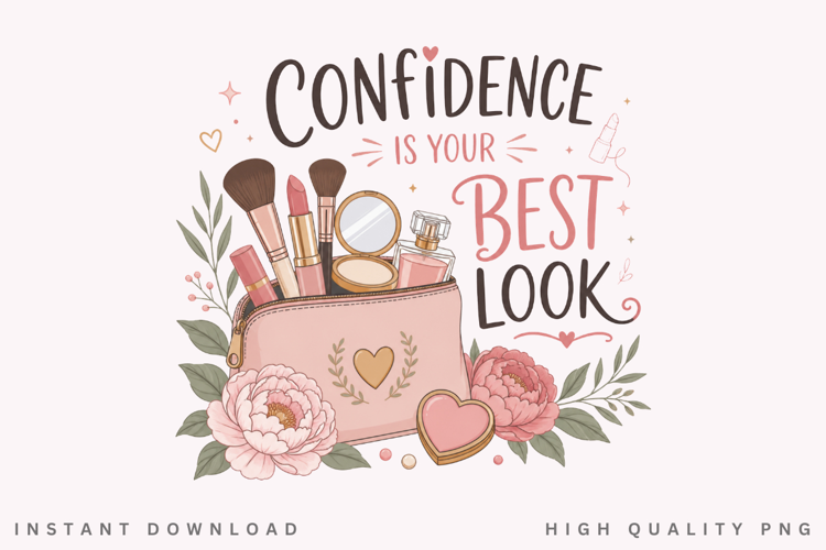 Confidence Is Your Best Look PNG Sublimation Design