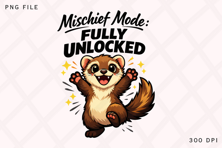 Mischief Mode: Fully Unlocked Cute Ferret Design