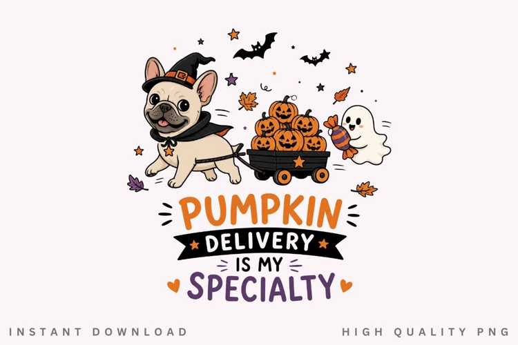 Pumpkin Delivery Is My Specialty PNG Sublimation Design