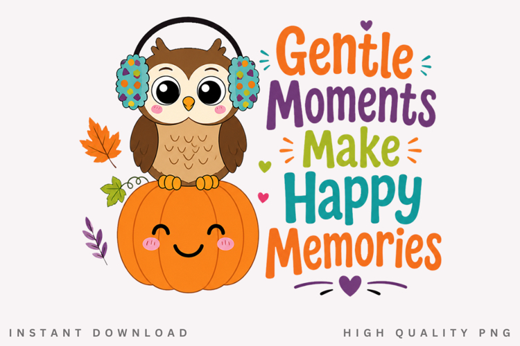Gentle Moments Make Happy Memories PNG, Sensory Friendly