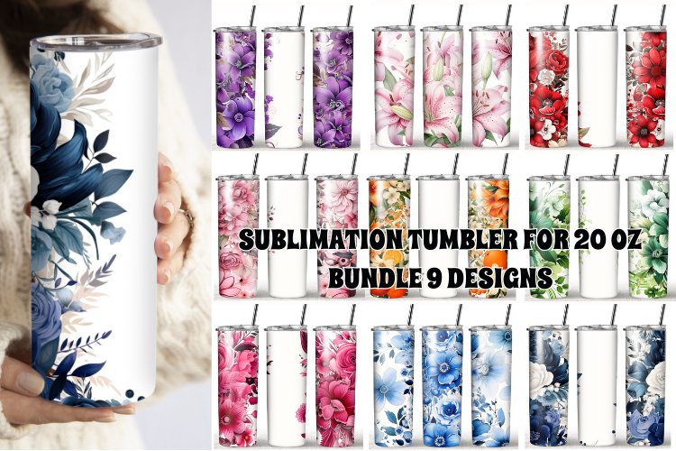 20 Oz Sublimation Tumbler Wrap Image 18