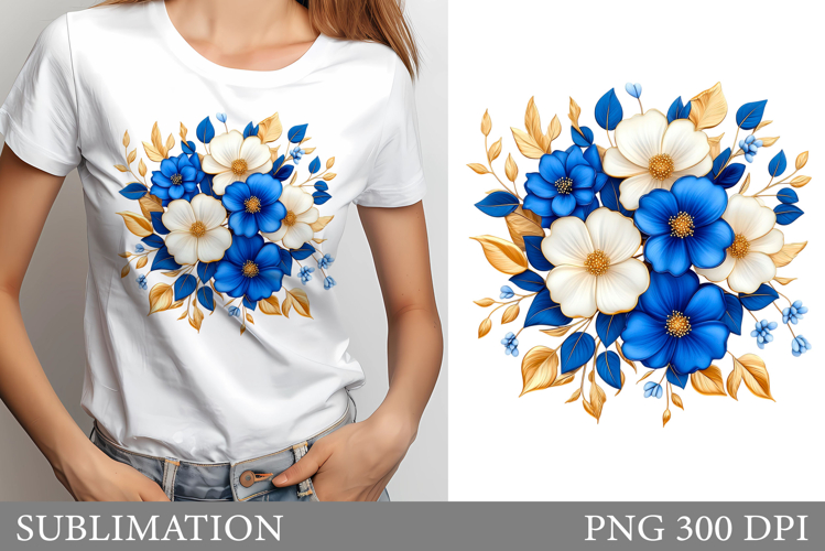 Flowers Sublimation. Flowers T-Shirt Sublimation