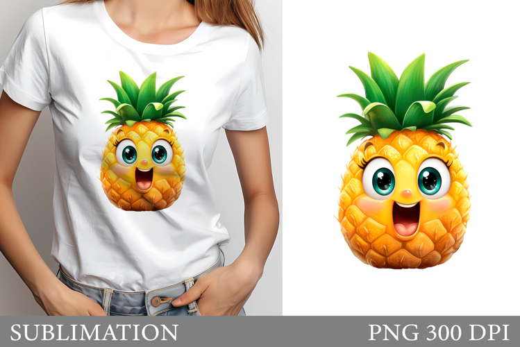 Cute Pineapple Clipart Image 11