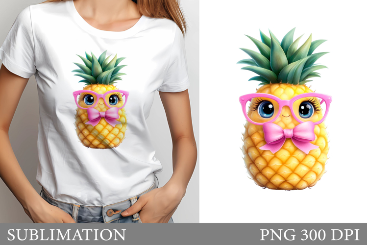Cute Pineapple Clipart Image 12