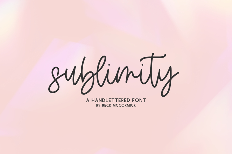 Modern Calligraphy Font Image 22