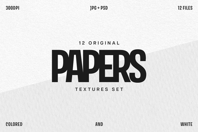Subtle Paper Textures Collection