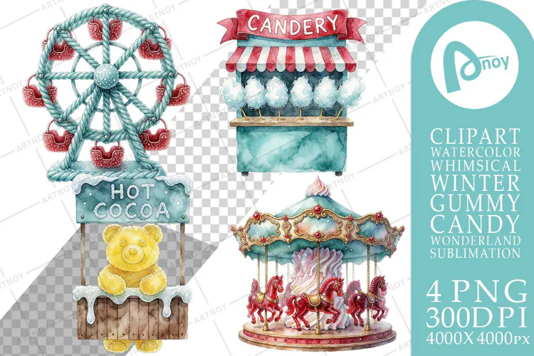 Winter Candy Carnival Sublimation