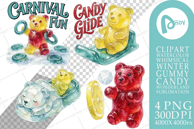Winter Candy Carnival Sublimation