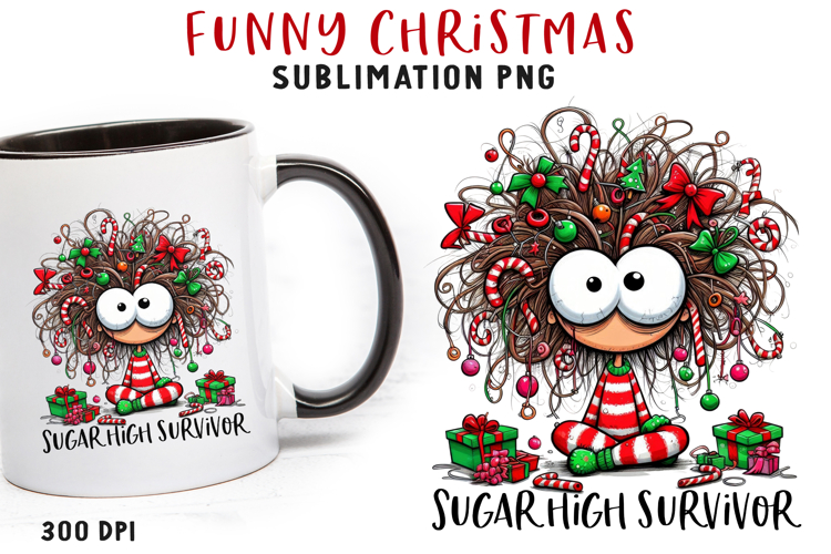 Funny Christmas Quote Clipart Sublimation PNG