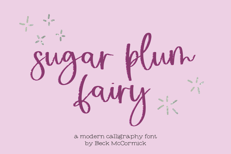 Sugar Plum Fairy Script Font