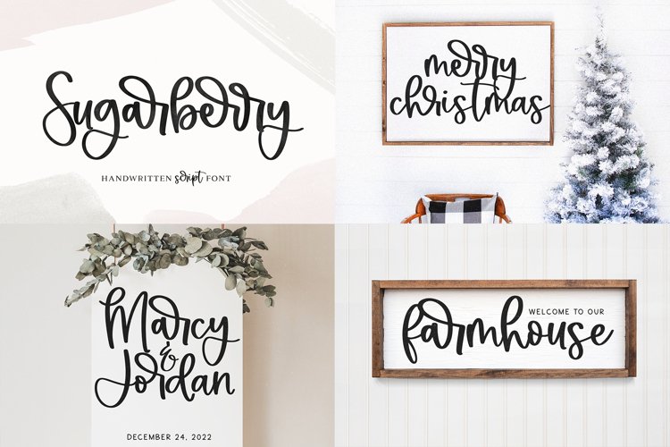Farmhouse Font Bundle - Handwritten Fonts | Part 3