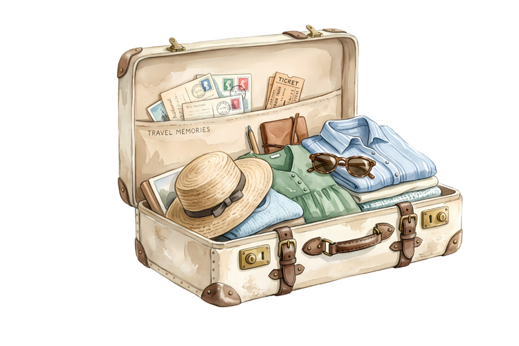 Suitcase For Travel Png| Travel Png