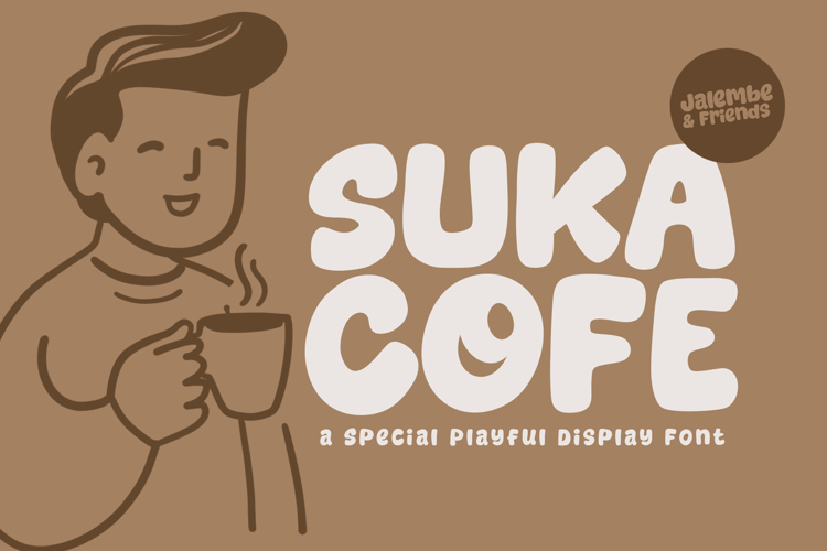 Suka Cofe - Display Food Font