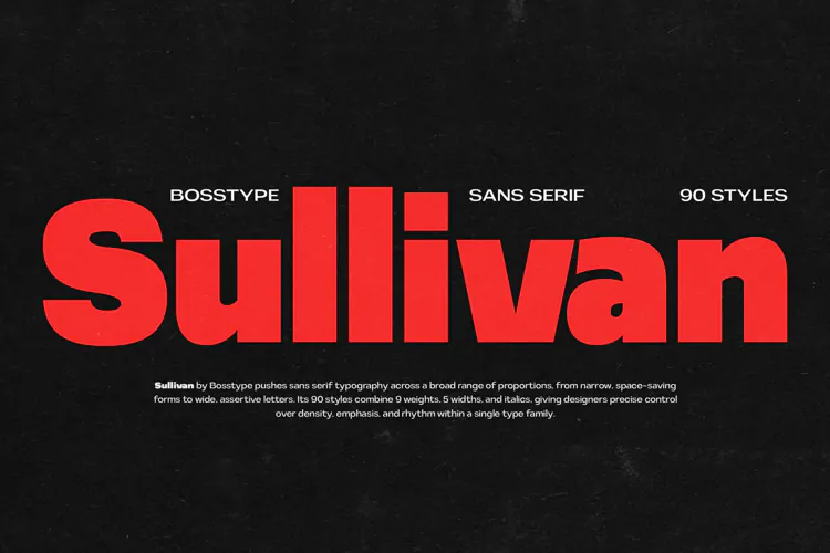 Sullivan | 91 Style Font