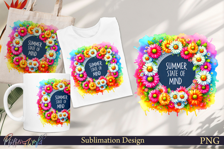 Funny Quote Sublimation | Summer | summer state of mind
