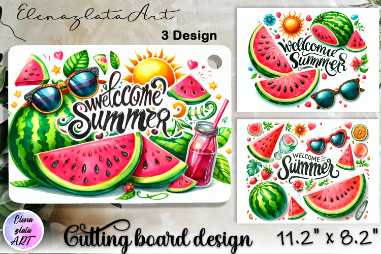 Watercolor Watermelon Clipart Image 2