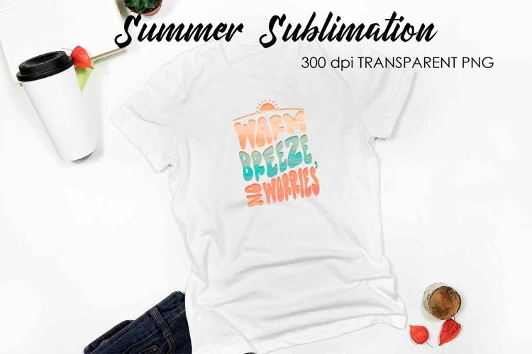 Summer Sublimation | Summer Vibes PNG | T-Shirt Design v.1