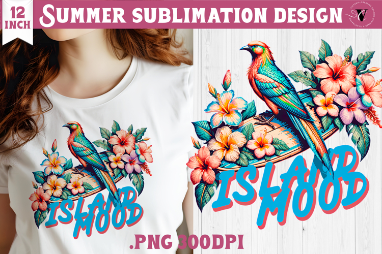 Summer sea Sublimation | Island mood, beach quote