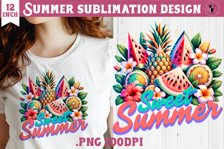 Summer sea Sublimation | Sweet summer, beach quote