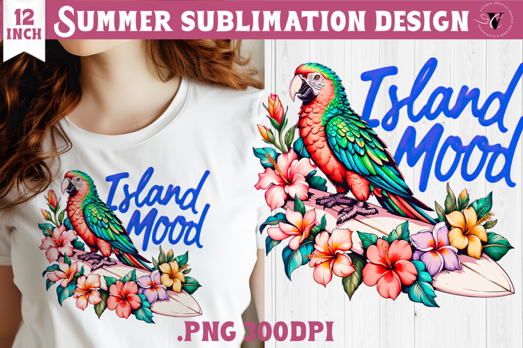 Summer sea Sublimation | Island mood, beach quote