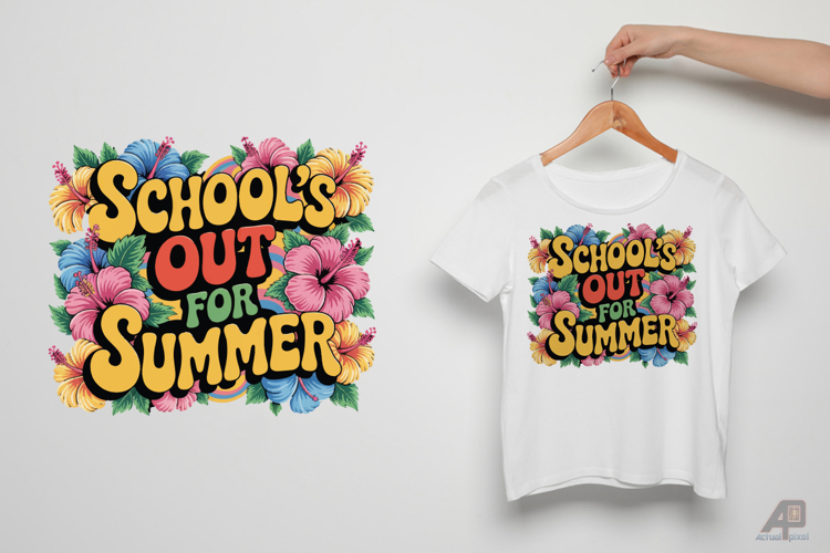 School's Out for Summer Sublimation PNG example image 1