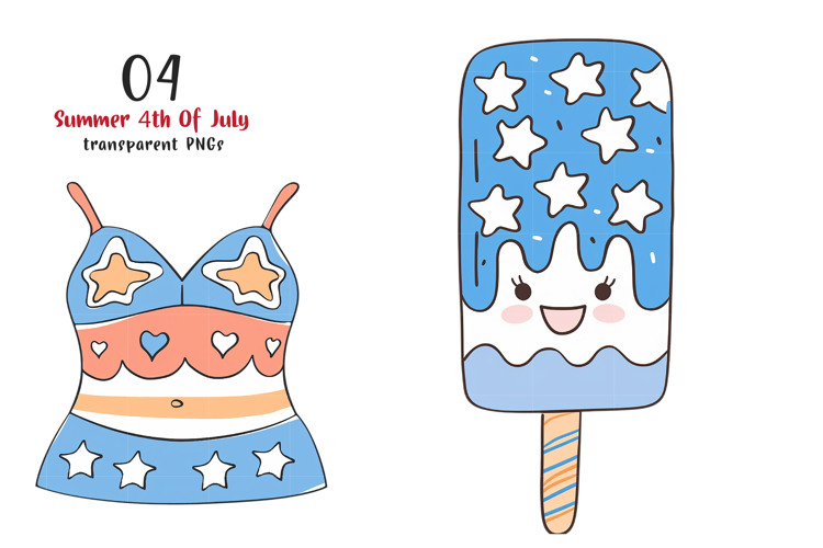 Summer 4th Of July Png Clipart