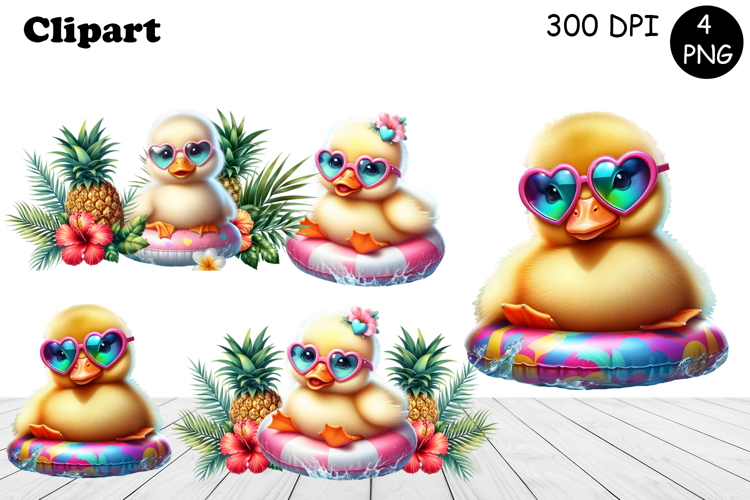 Cute Sarcastic duckling , sublimation clipart