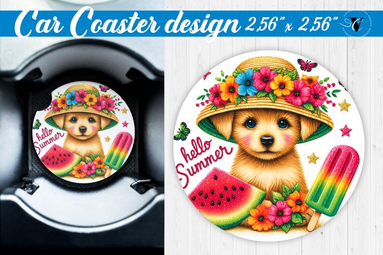 Car Coaster | Summer | Animals coaster example image 1