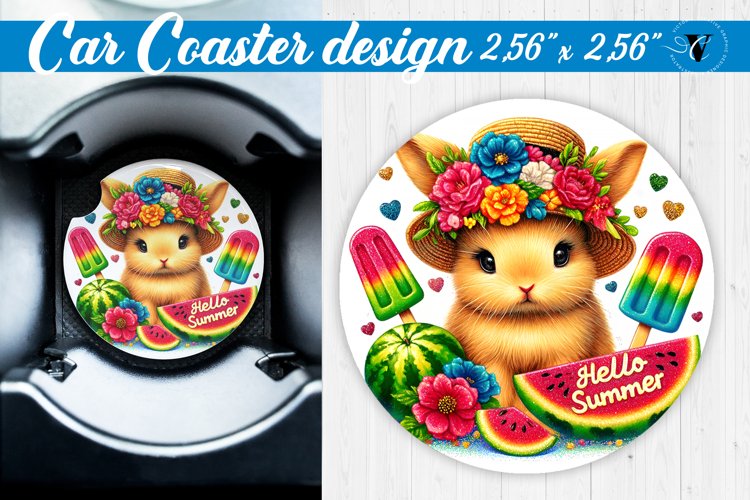 Car Coaster | Summer | Animals coaster example image 1