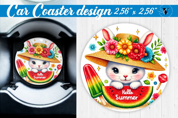 Car Coaster | Summer | Animals coaster example image 1