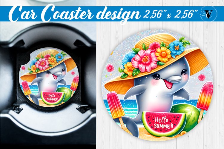 Car Coaster | Summer | Animals coaster example image 1