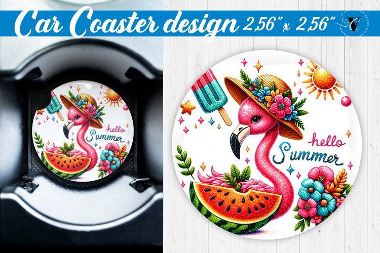 Car Coaster | Summer | Animals coaster example image 1