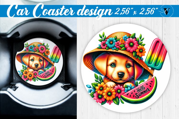 Car Coaster | Summer | Animals coaster example image 1
