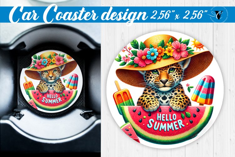 Car Coaster | Summer | Animals coaster example image 1