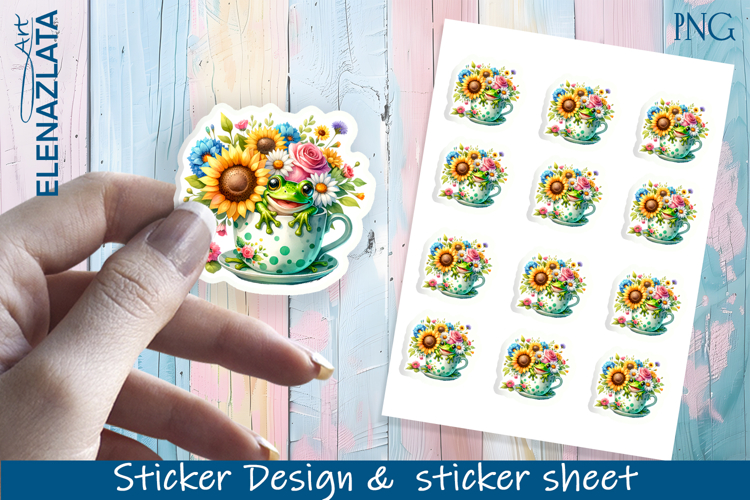 Stickers with cute animals. Childrens stickers.