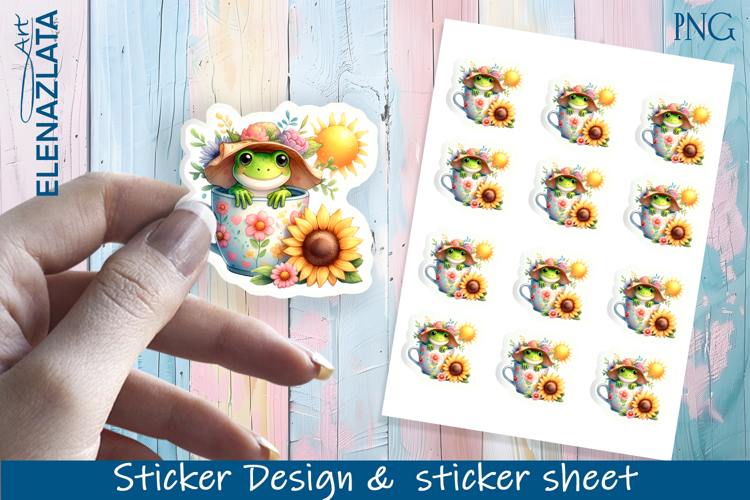 Stickers with cute animals. Childrens stickers.
