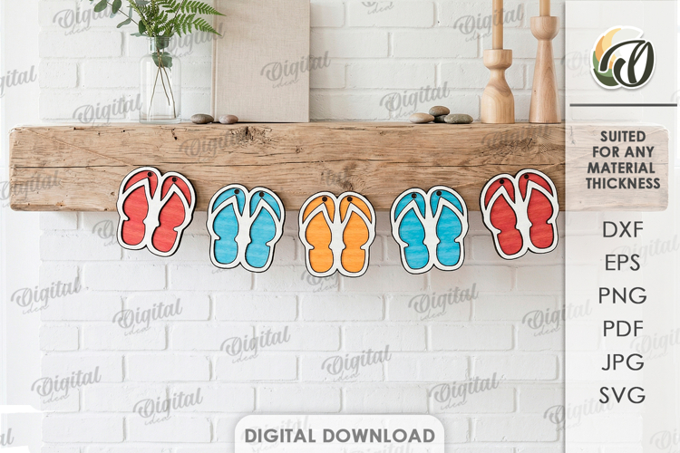 Flip Flops Svg Image 13