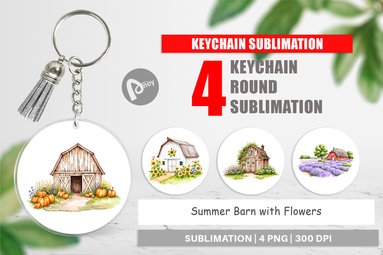 Keychain Summer Barn