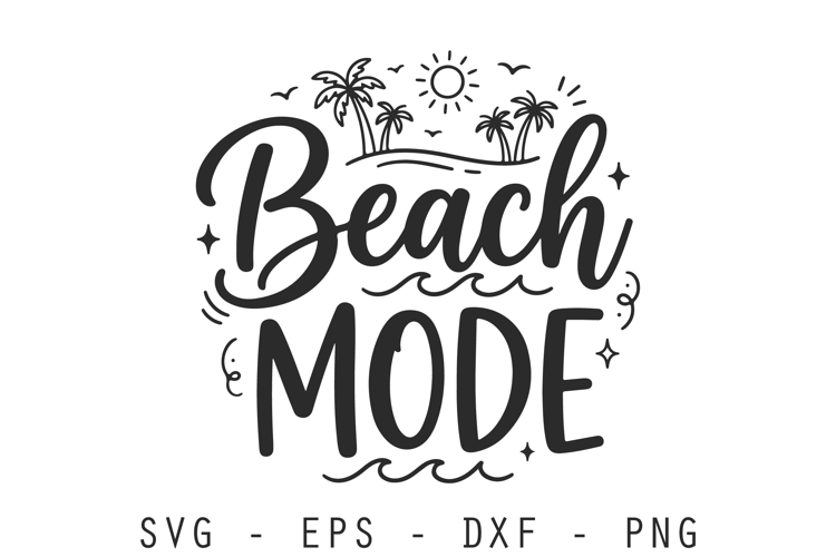 Summer Beach Mode SVG