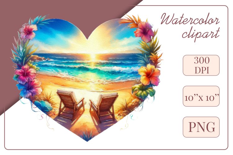 Explore our collection of vibrant watercolor clipart capturing the essence of summer beach relaxation. Perfect for cards, invitations, banners and websites, these designs infuse your projects with freshness, brightness, and joyful vibes.