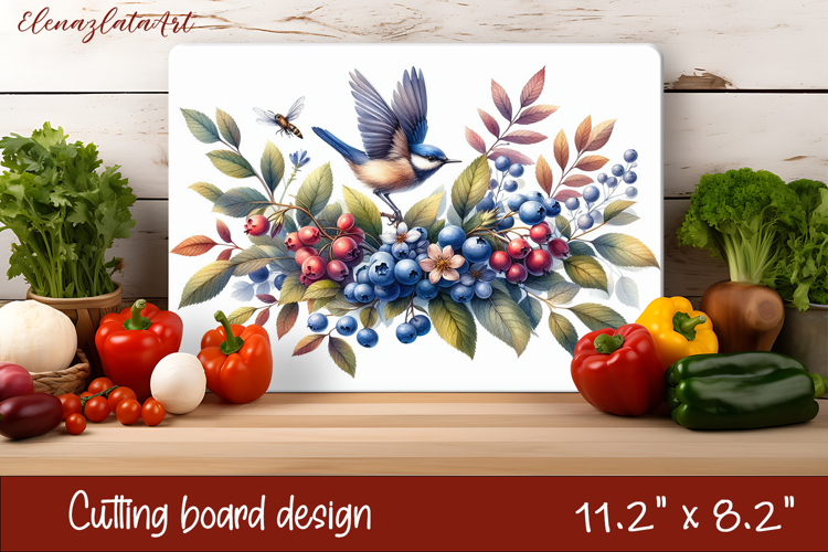Summer Breakfast - Cutting Board Design