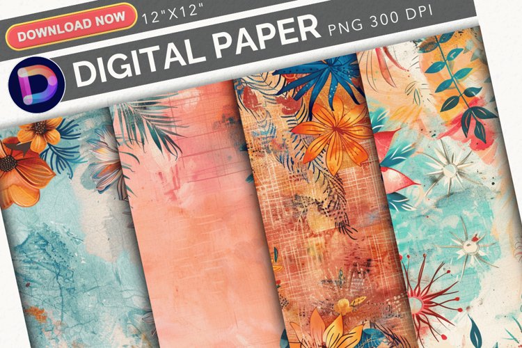 Summer Digital Paper Image 24